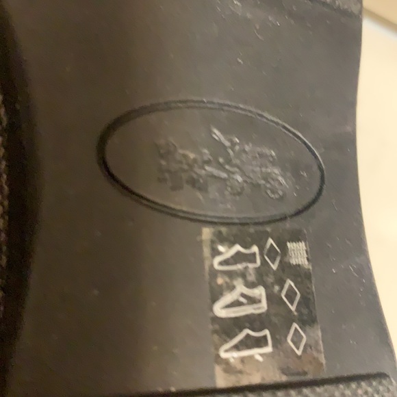 COACH CARLY MONOGRAM LOAFERS FLATS GRAY METAL HARDWARE 6.5 - Picture 10 of 12